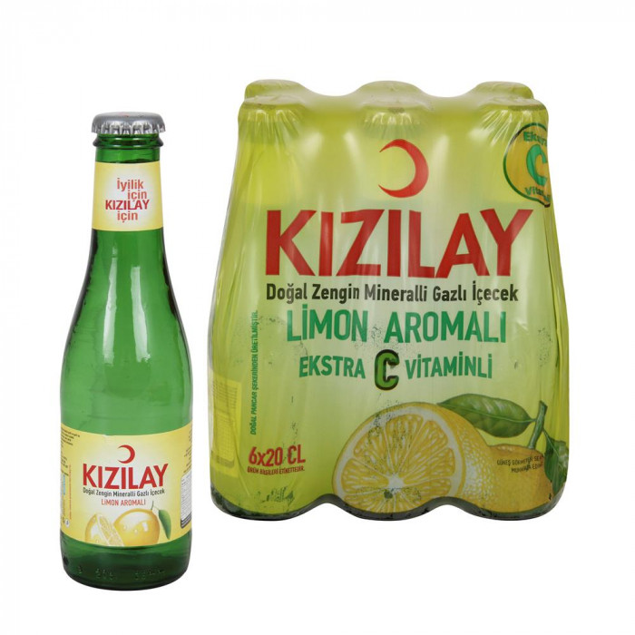 Kizilay lemon extra vitamin C 6x20cl